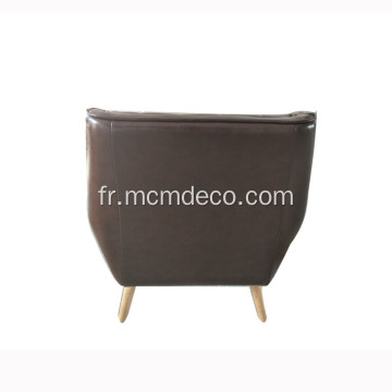 Fauteuil design en cuir confortable